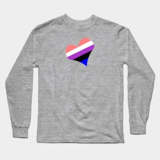 I <3 the fluidity of Gender. Long Sleeve T-Shirt